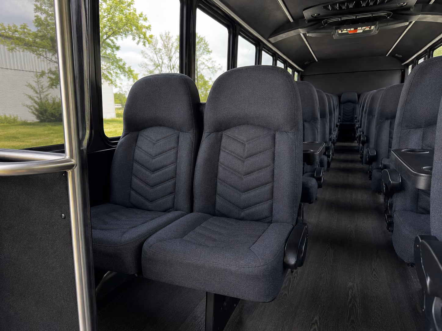 san mateo 18 passenger minibus inside