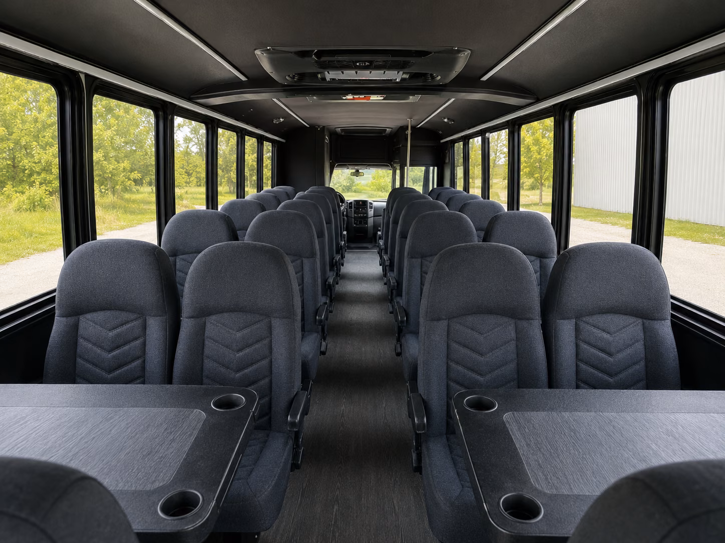 san mateo 20 passenger minibus inside