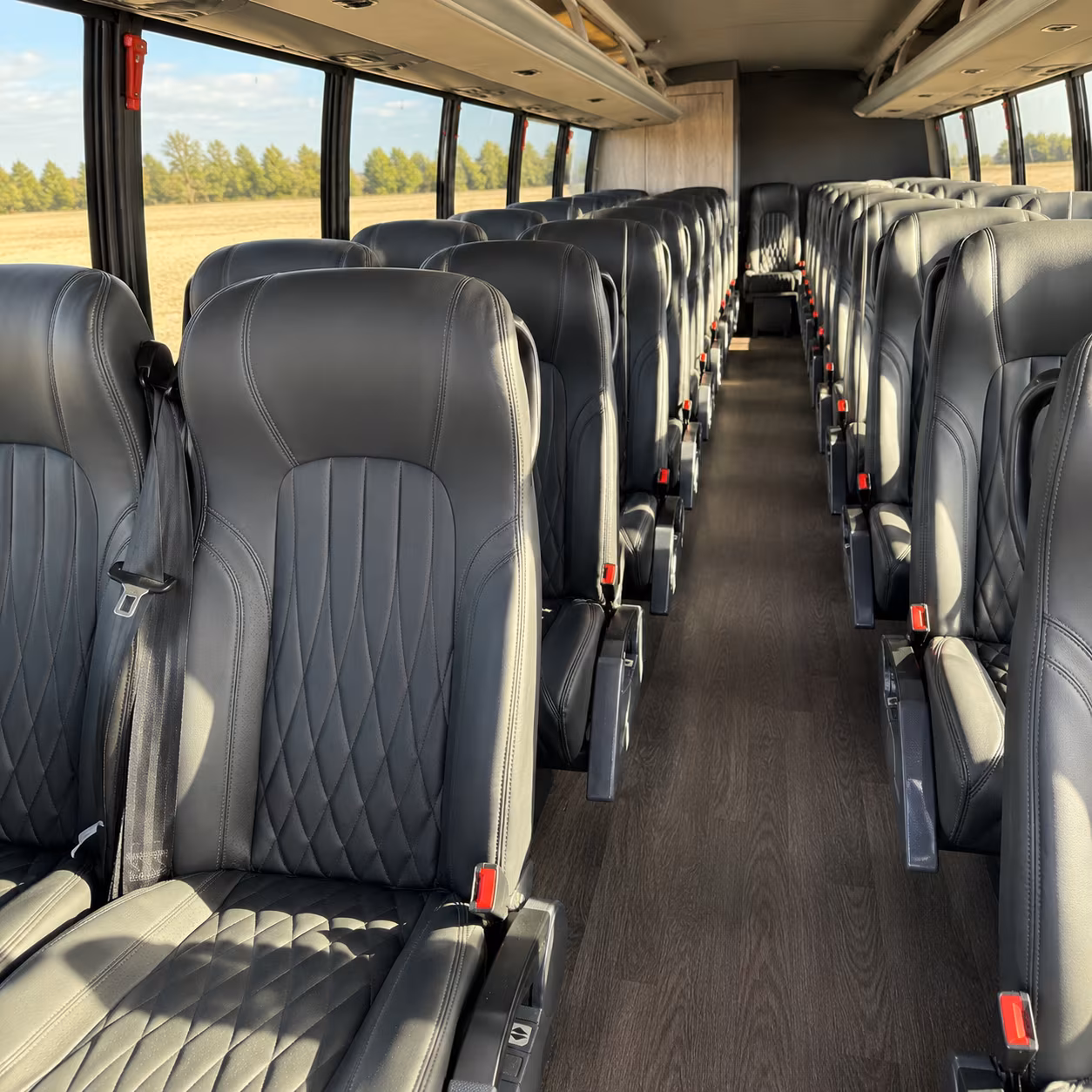 san mateo 25 passenger minibus interior