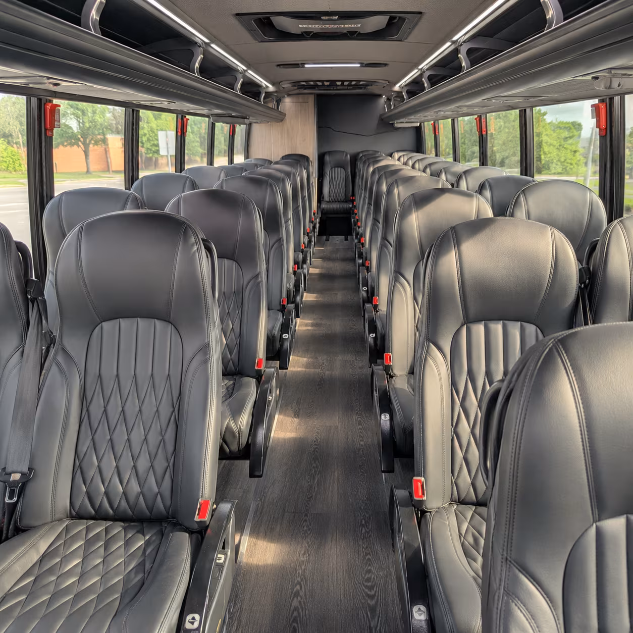 san mateo 30 passenger minibus inside