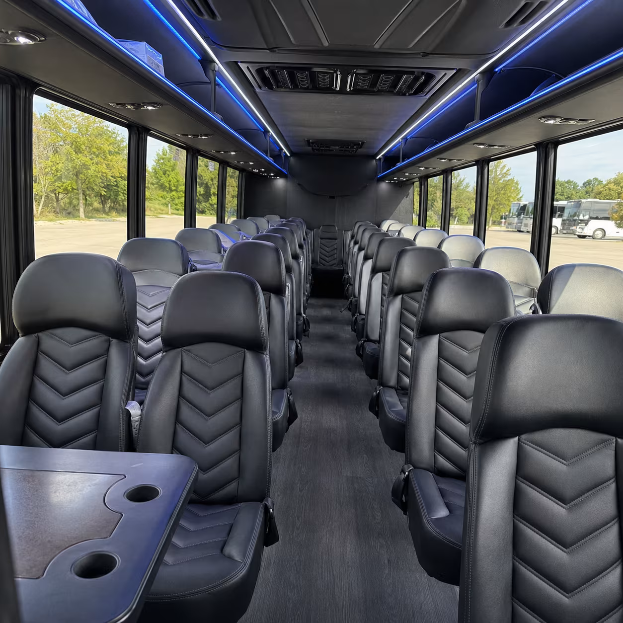 san mateo 35 passenger minibus inside