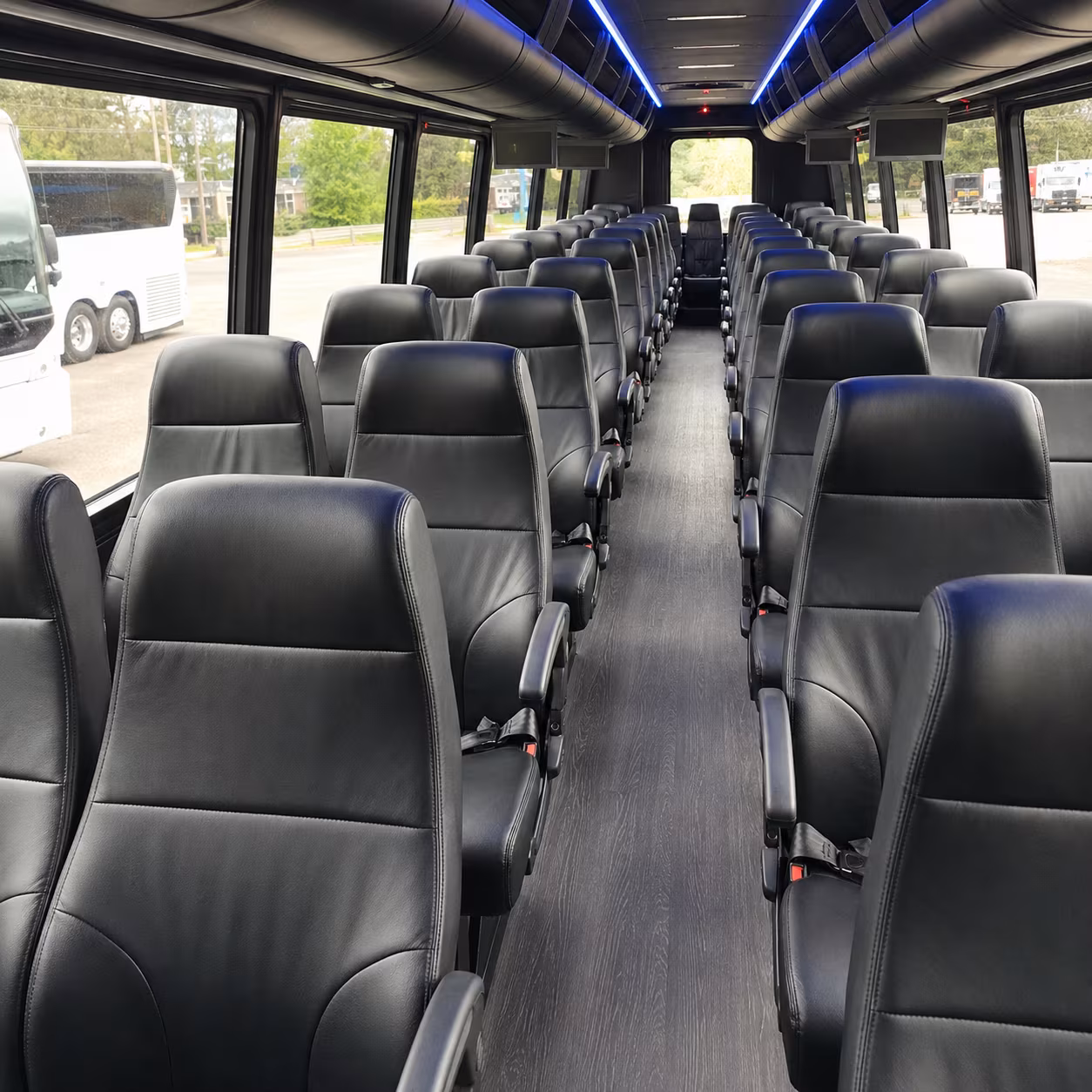 san mateo 35 passenger minibus interior
