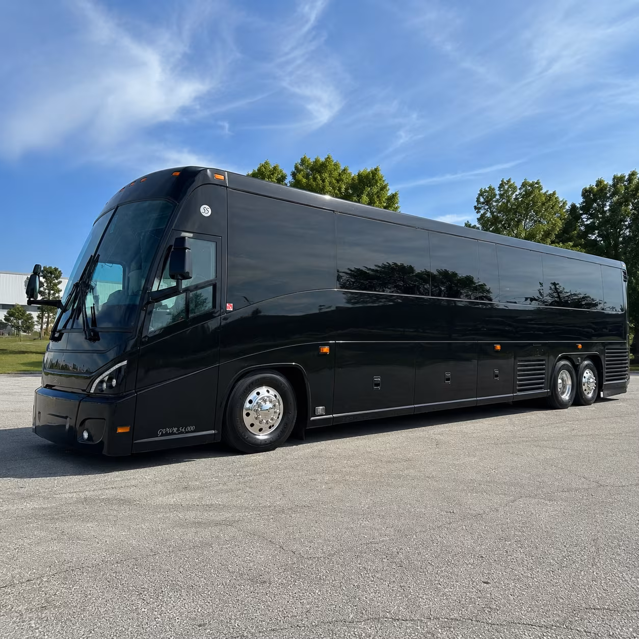 san mateo 47 passenger charter bus