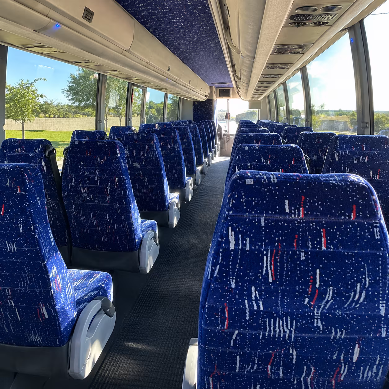 san mateo charter bus inside
