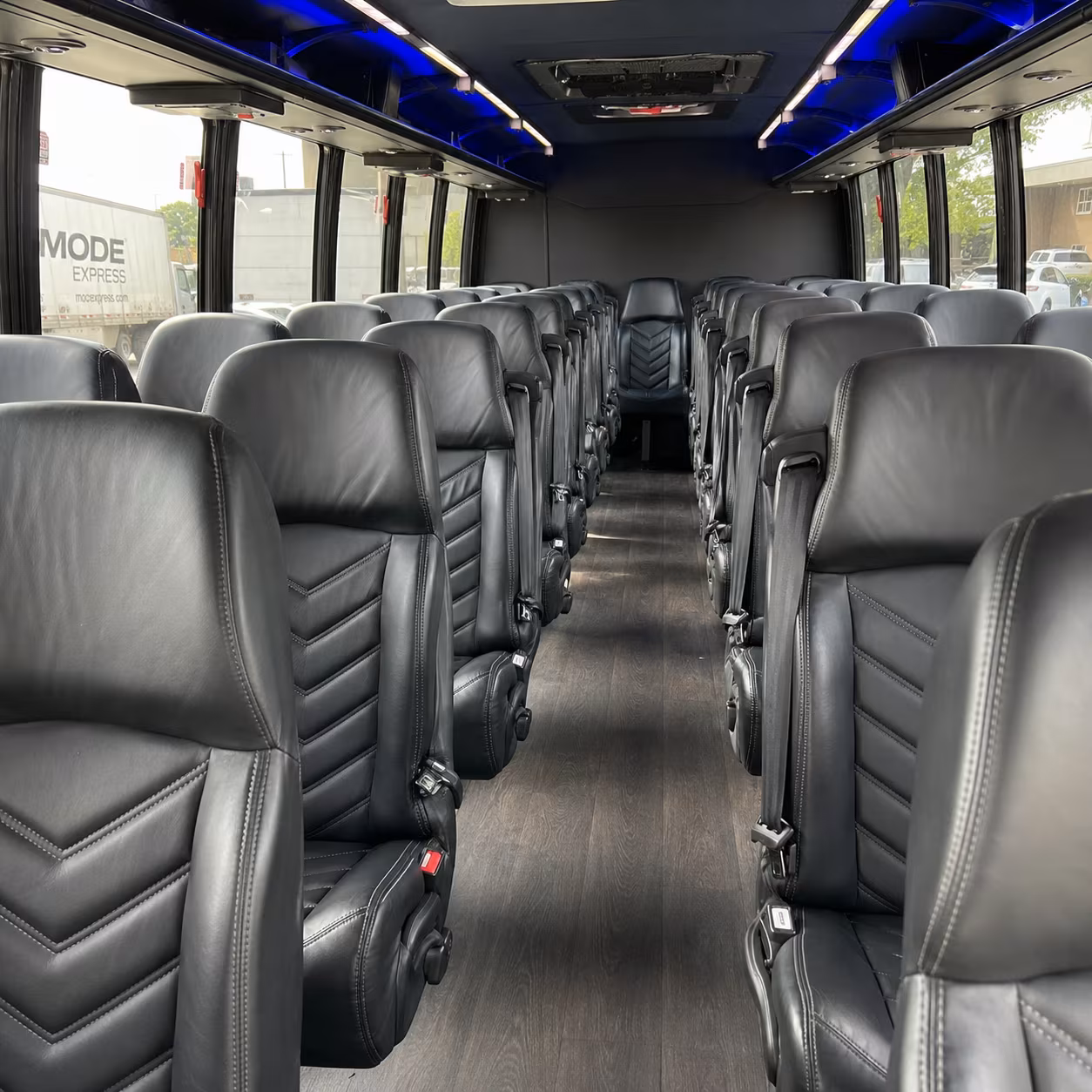 san mateo event transportation onboard seating