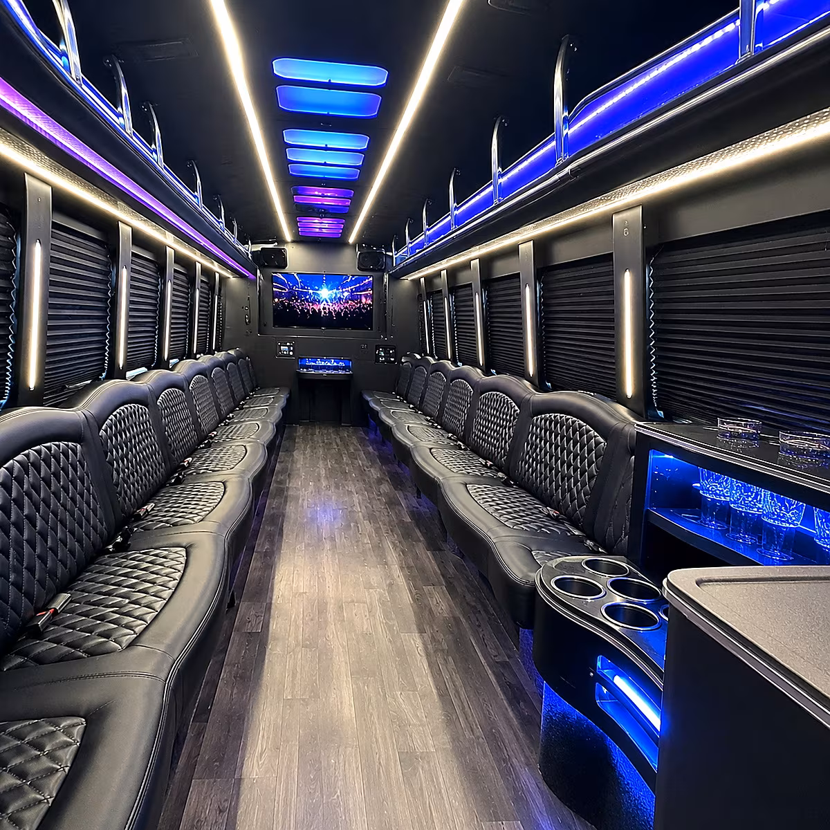 san mateo holiday party bus rental