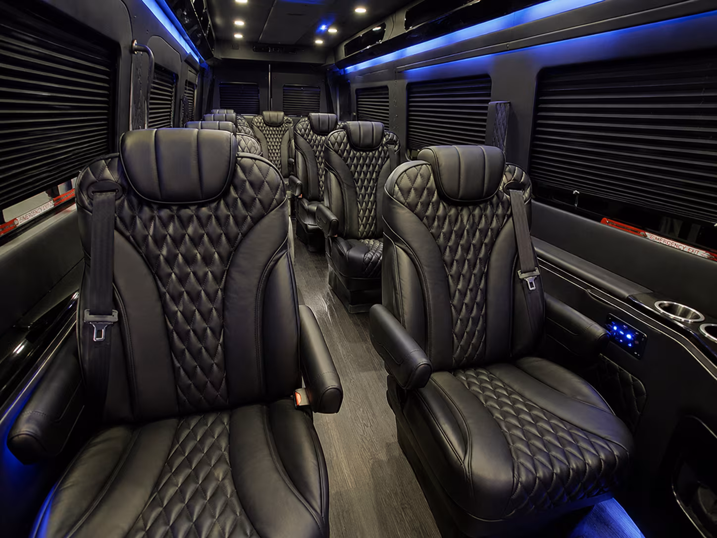 san mateo prom transportation onboard seating