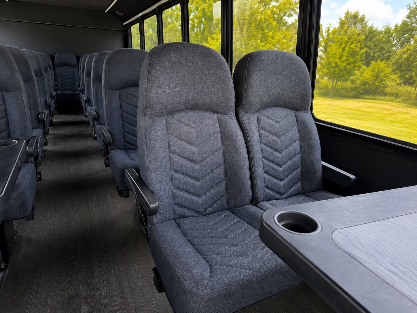 san mateo religious group transportation onboard seating